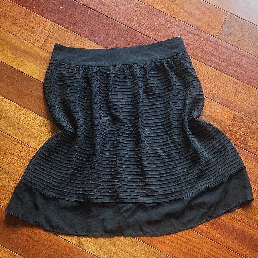Covington Black Bubble Mini Skirt for Cocktail